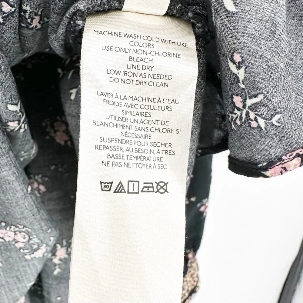 Free People Paloma Printed Blouse Size Medium